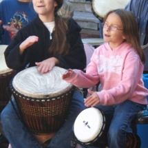 children drumming 10-09 A
